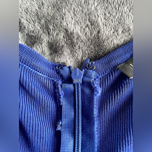 Flattering INC dress size S, black and blue dress - Picture 5 of 6